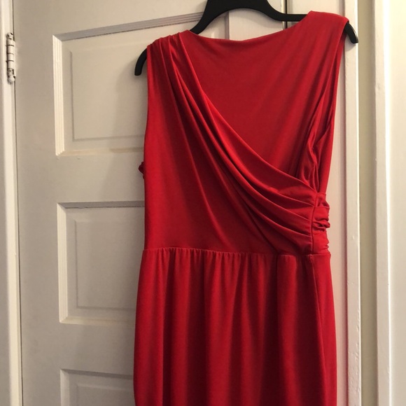 Red Calvin Klein Dress Size 12 - Picture 9 of 11